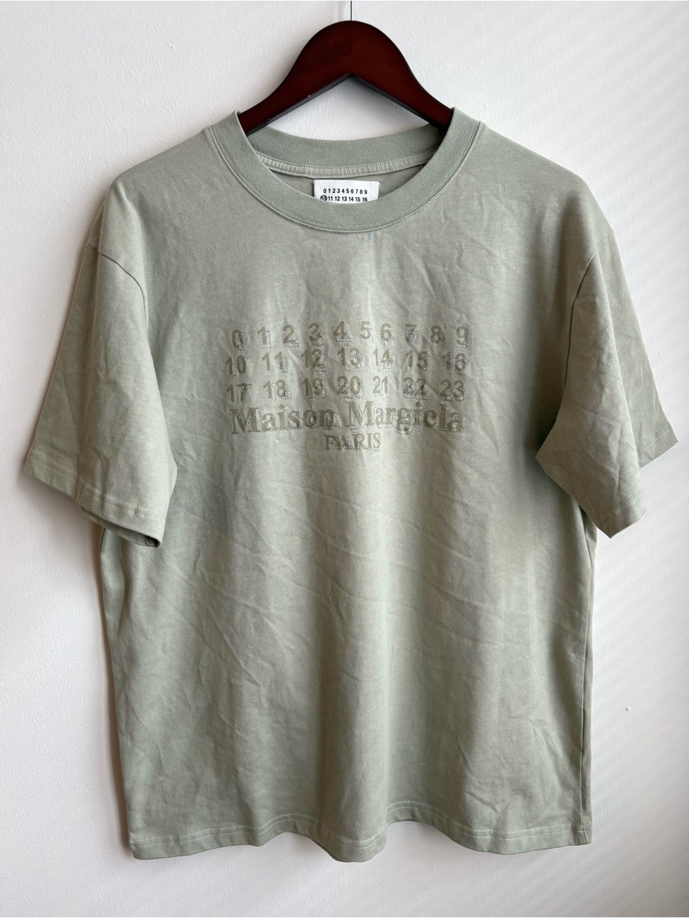 Maison Margiela Numerical Embroidered Graphic T-Shirt